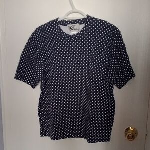 Vintage Pit To Pit 22.Collection Black and White Short Sleeve Tee Classic